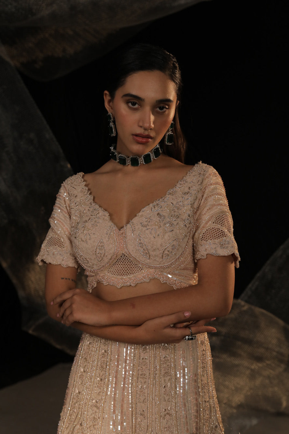 Rose Gold Lehenga
