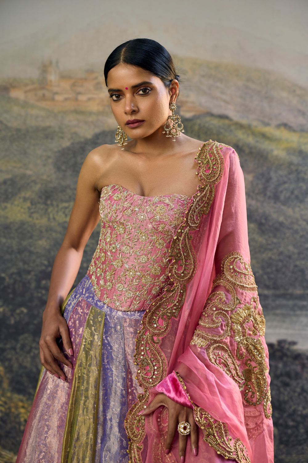Rangoli Zari Lehenga Set