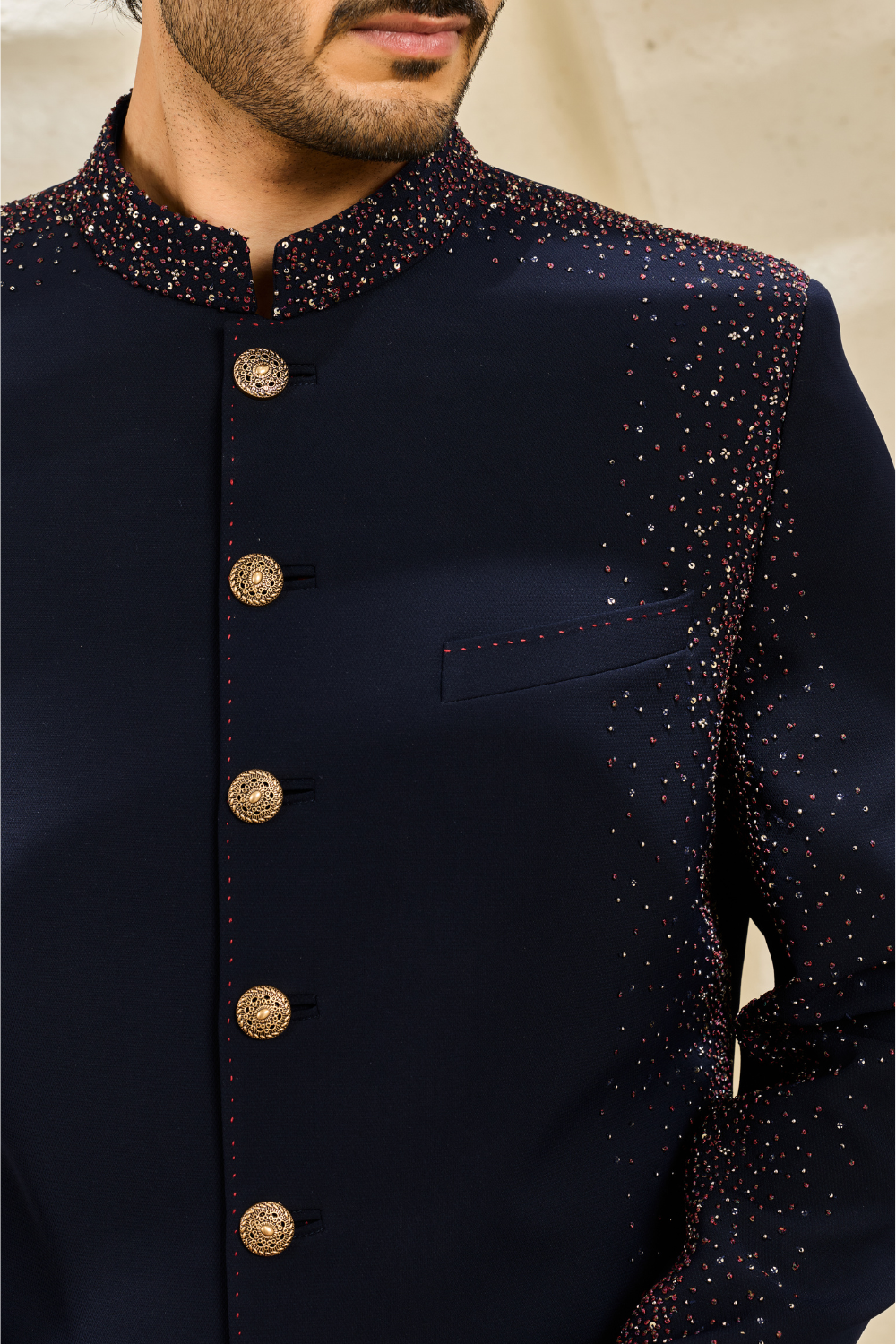 Blue Reverie Indowestern Set