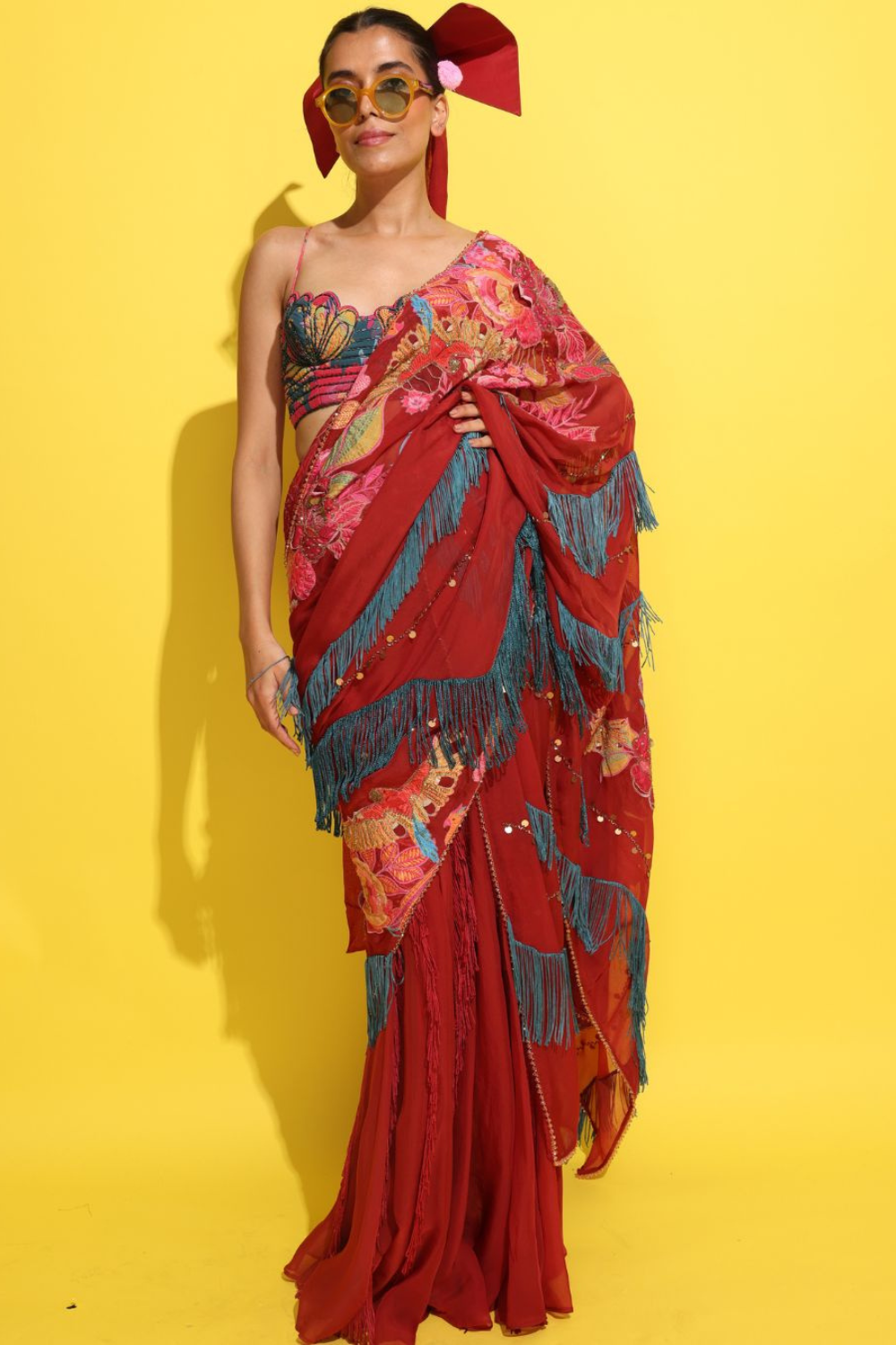 Chakachak saree