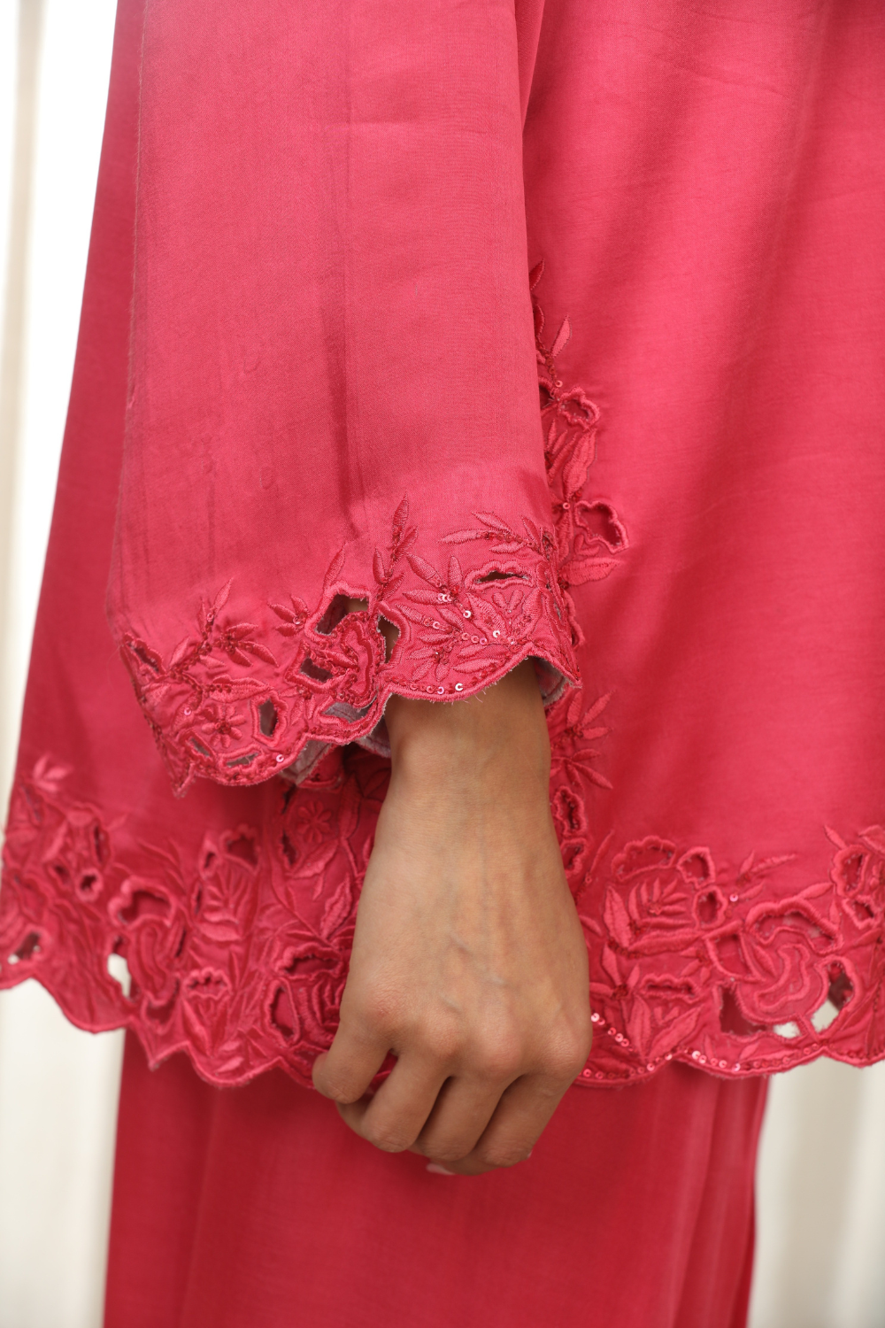 Kashmiri Pink Richa Set