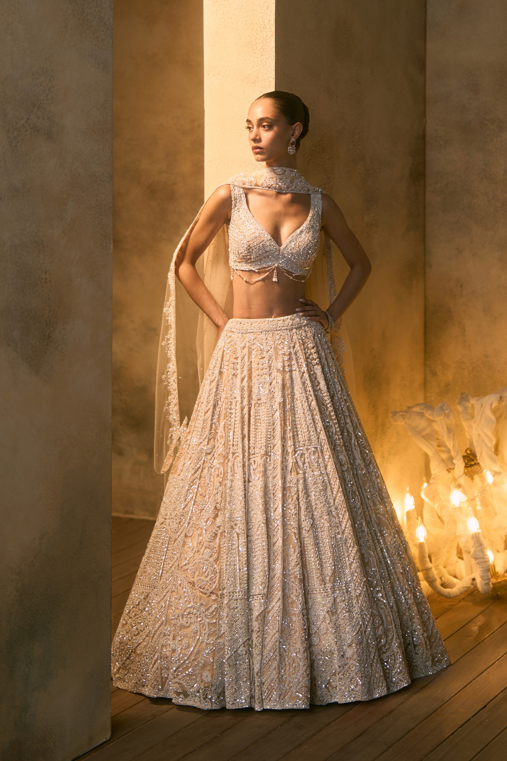 Vermeil Lehenga Set