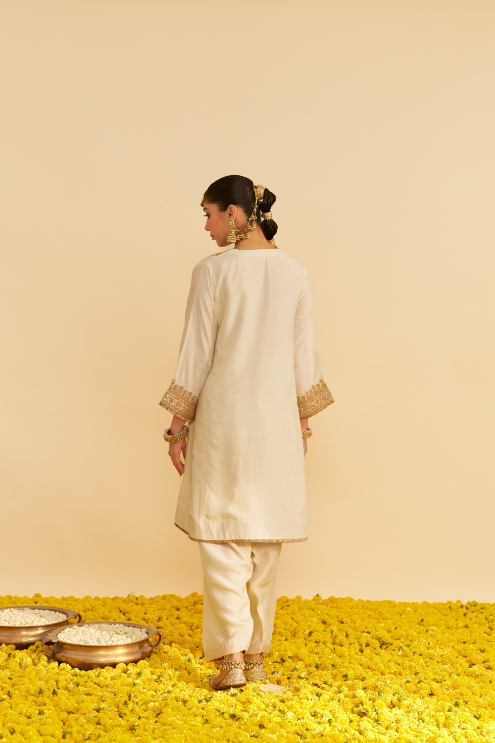 MEHZA - SHORT CHAUGA WITH SALWAR AND DUPATTA