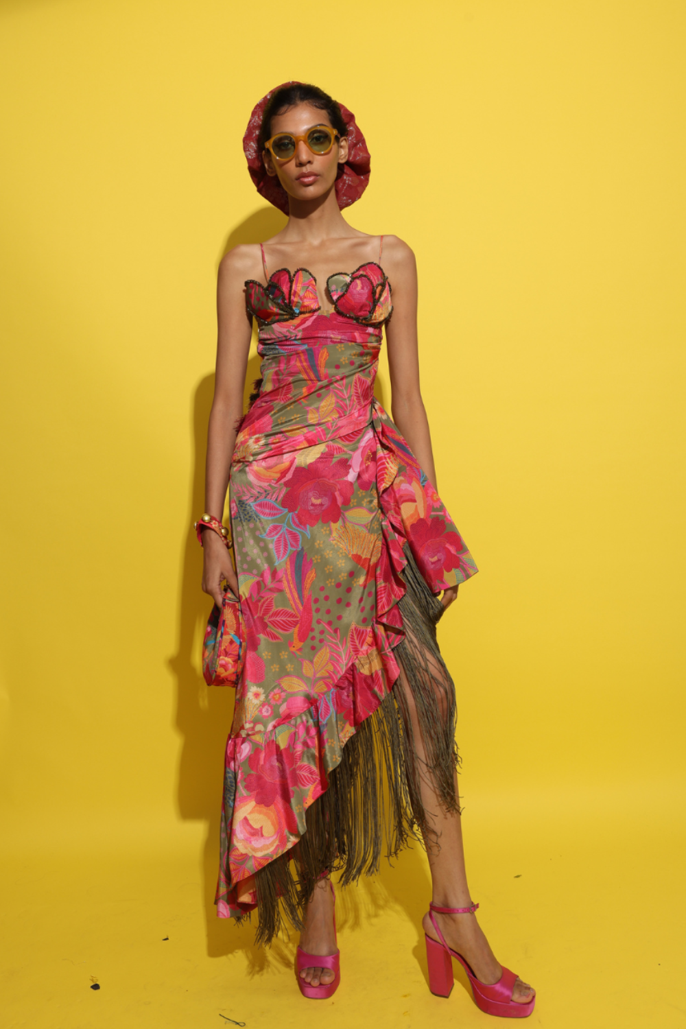 Cocktail drape dress