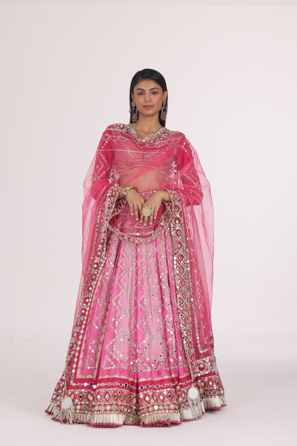 Begam Hues Printed Lehenga