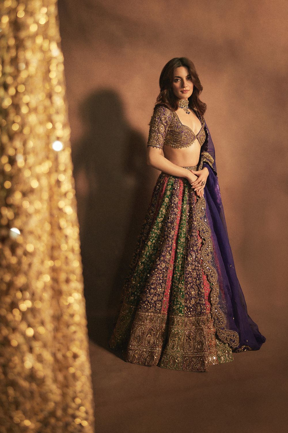 Pratibha in Rang Mahal Jamewar Lehenga Set Set-B