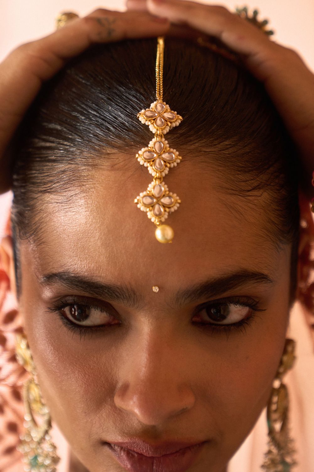 SURAJ — Orange Raw Silk Lehenga Set