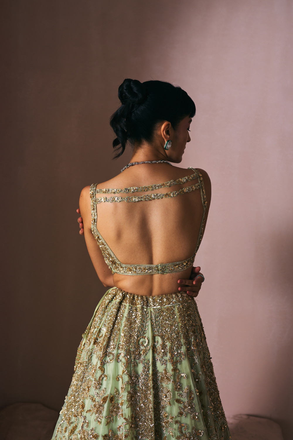 Olive Opulence Lehenga Set