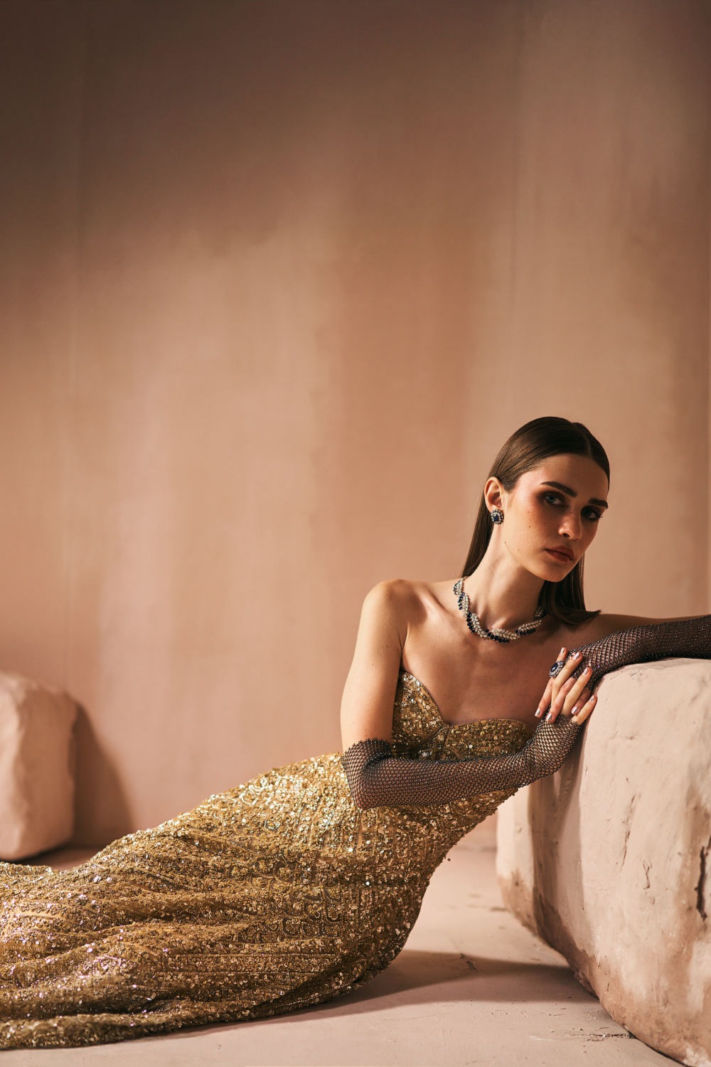 Antique Gold Dust Gown