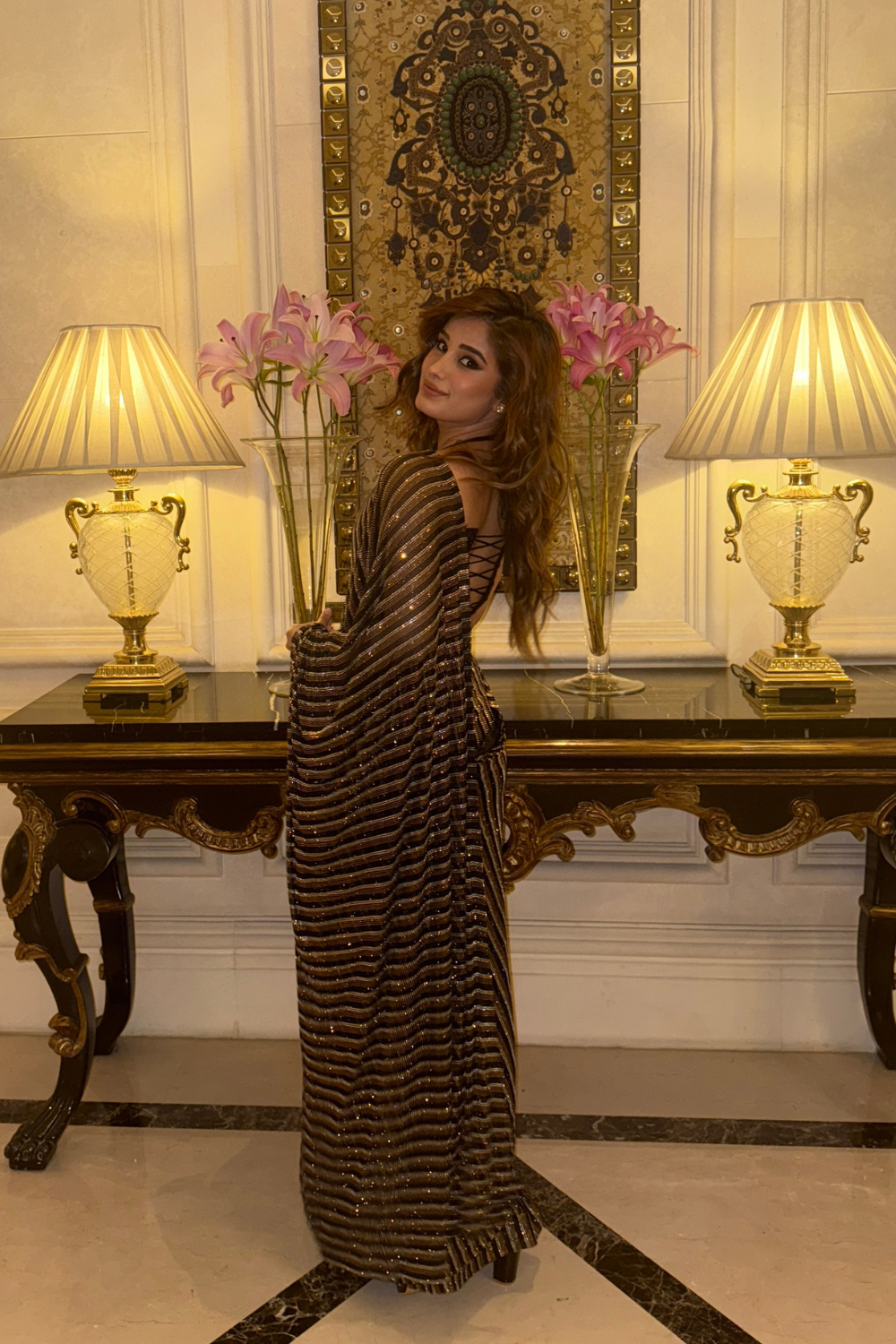 Rasha Thadani in Colette Saree Set