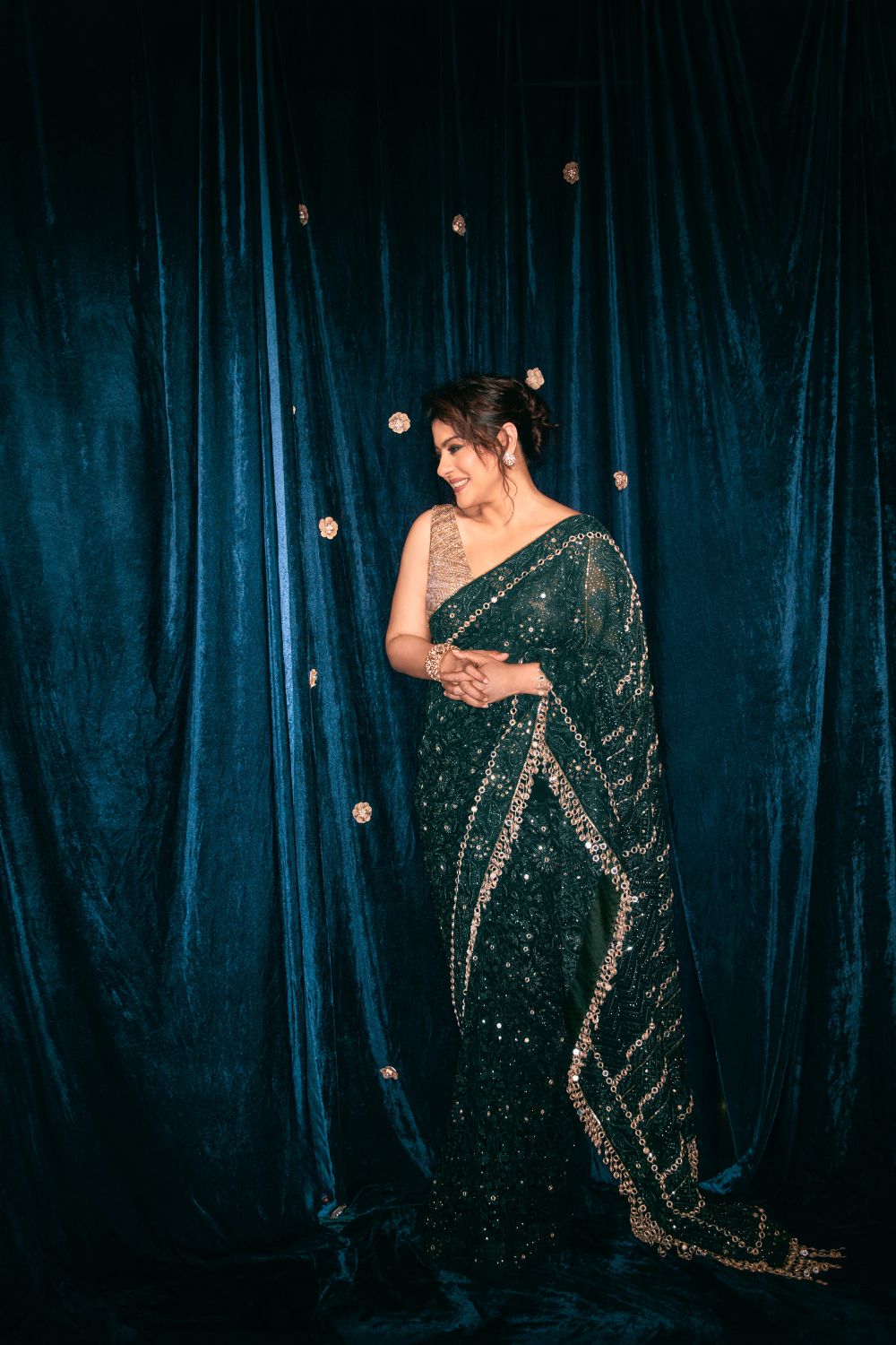 Kajol in Vanamala Saree Set