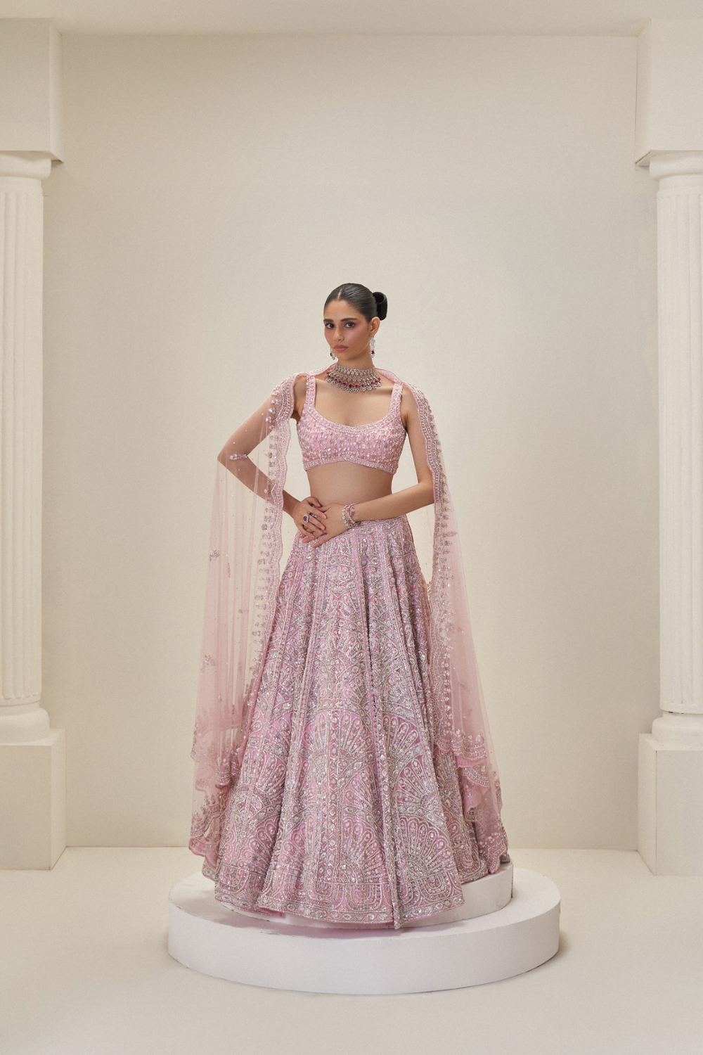 Blush Reverie Lehenga set