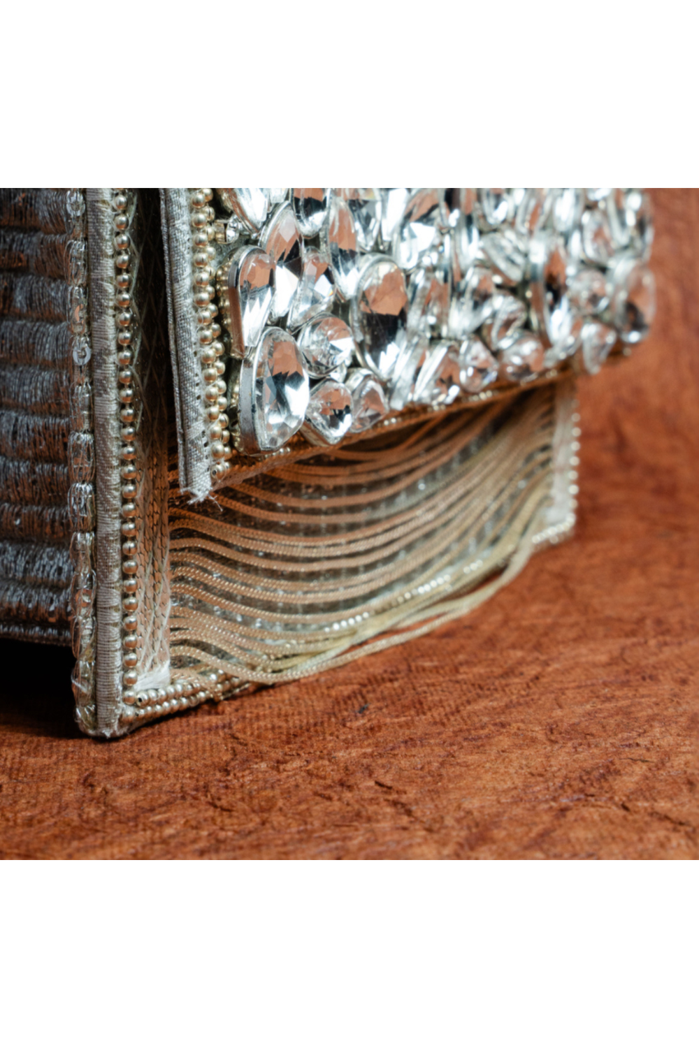 Diamond Hinted Kasse Silver