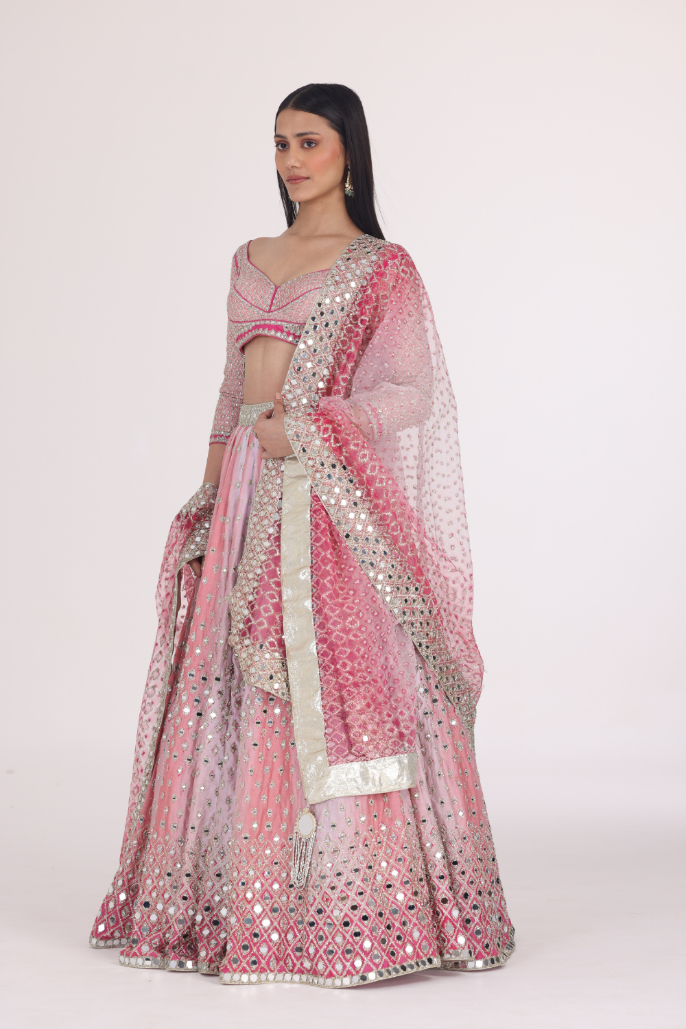 Pink Hues Printed Lehenga