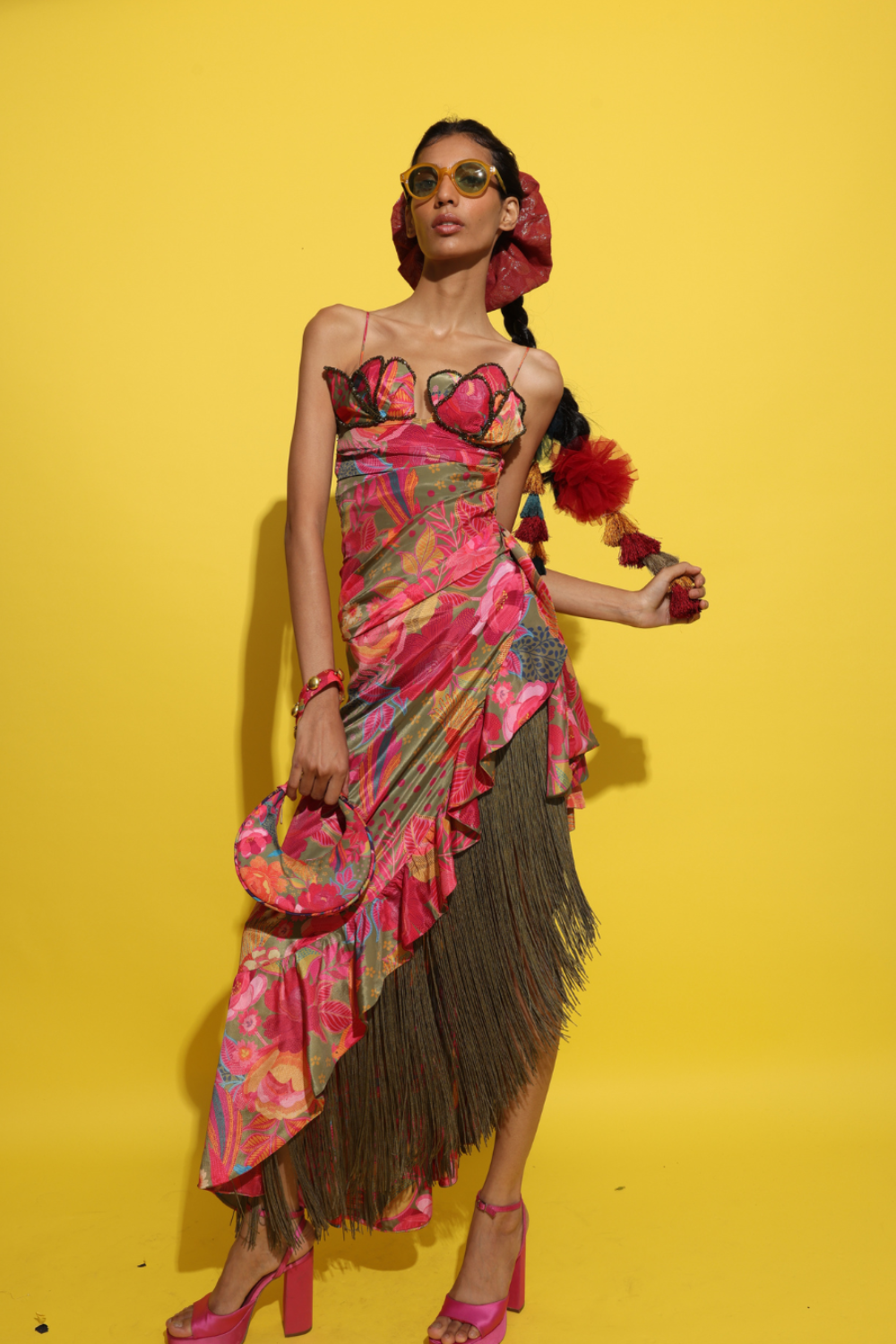 Cocktail drape dress