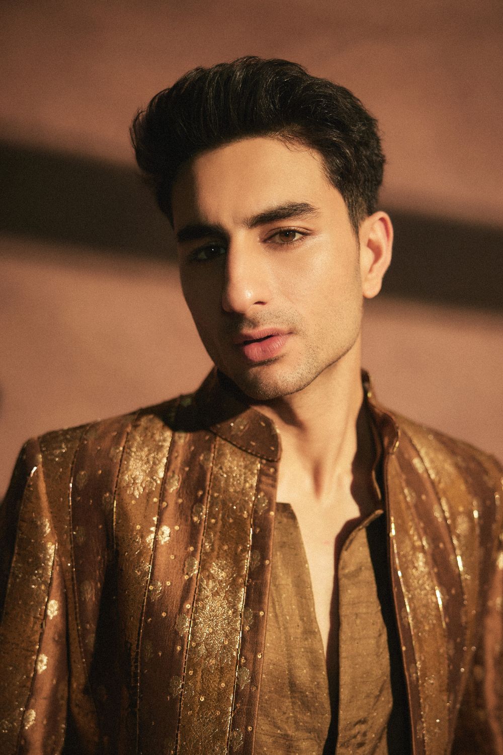 Ibrahim in Zarvika Brocade Bundi Set