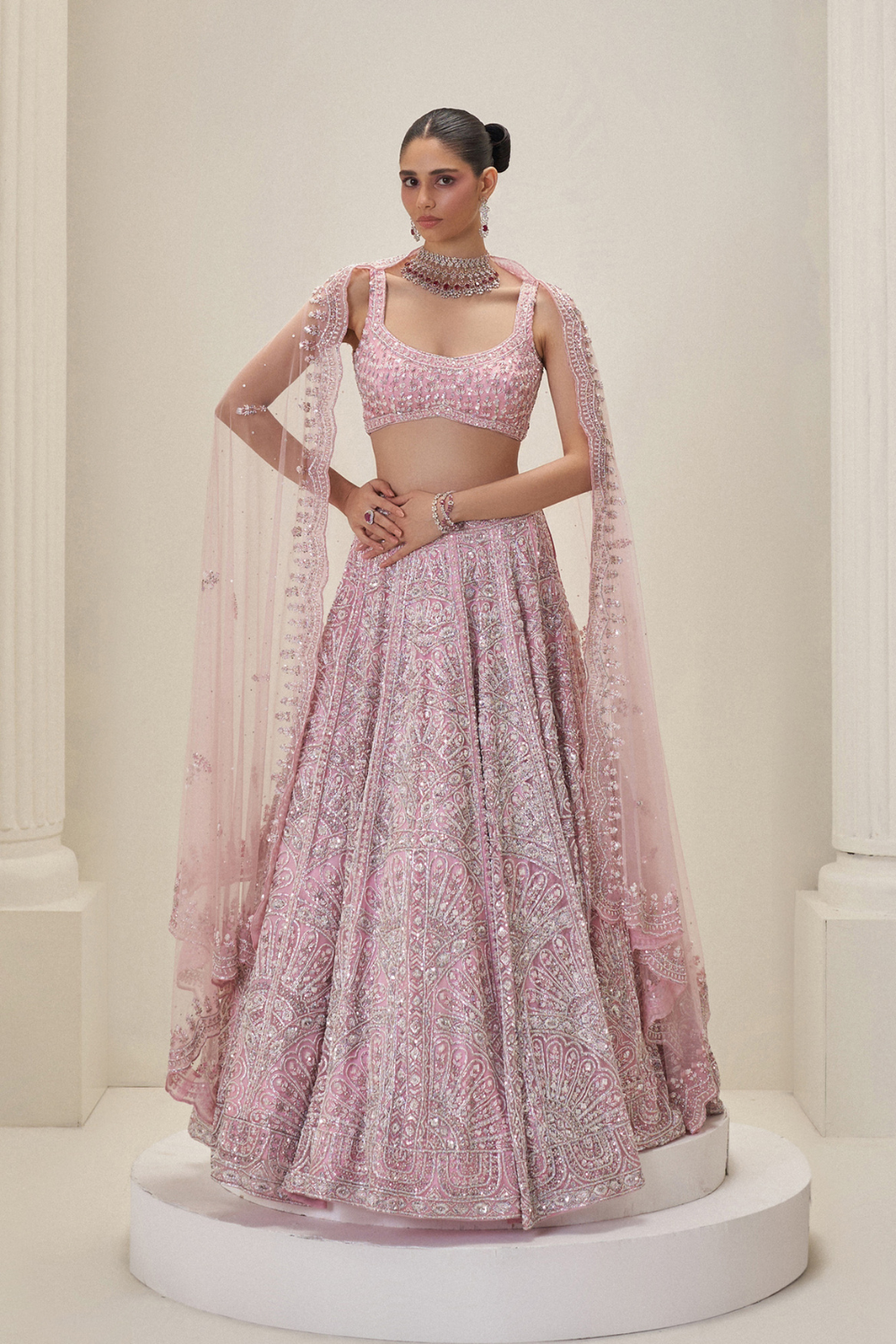Blush Reverie Lehenga set