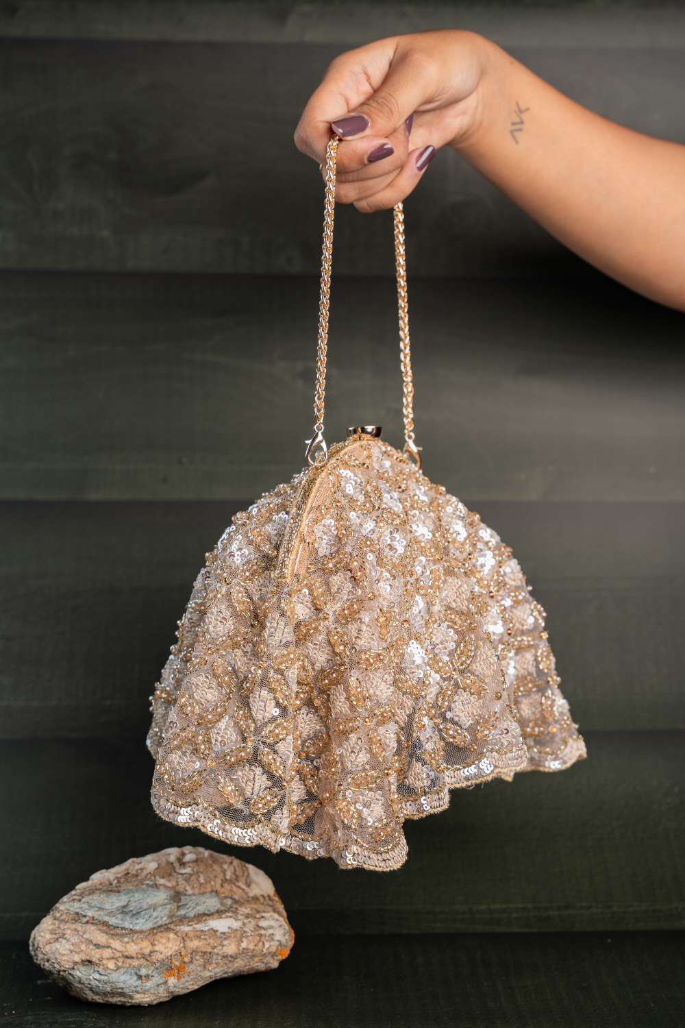 Drape Diva Batua Gold