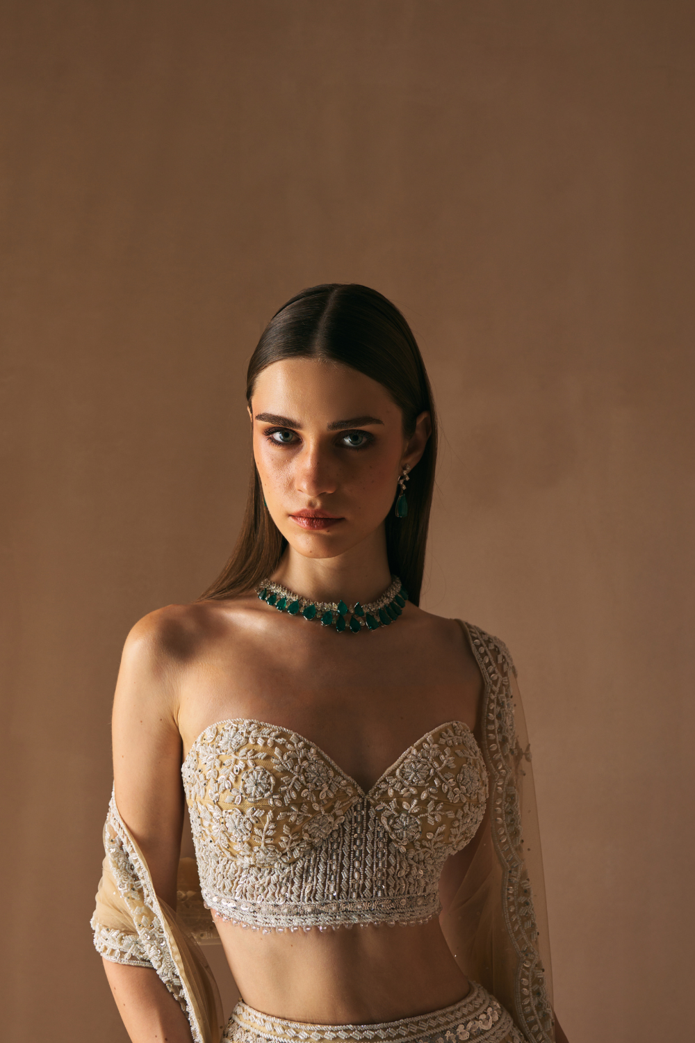 Ivory Celestial Lehenga set