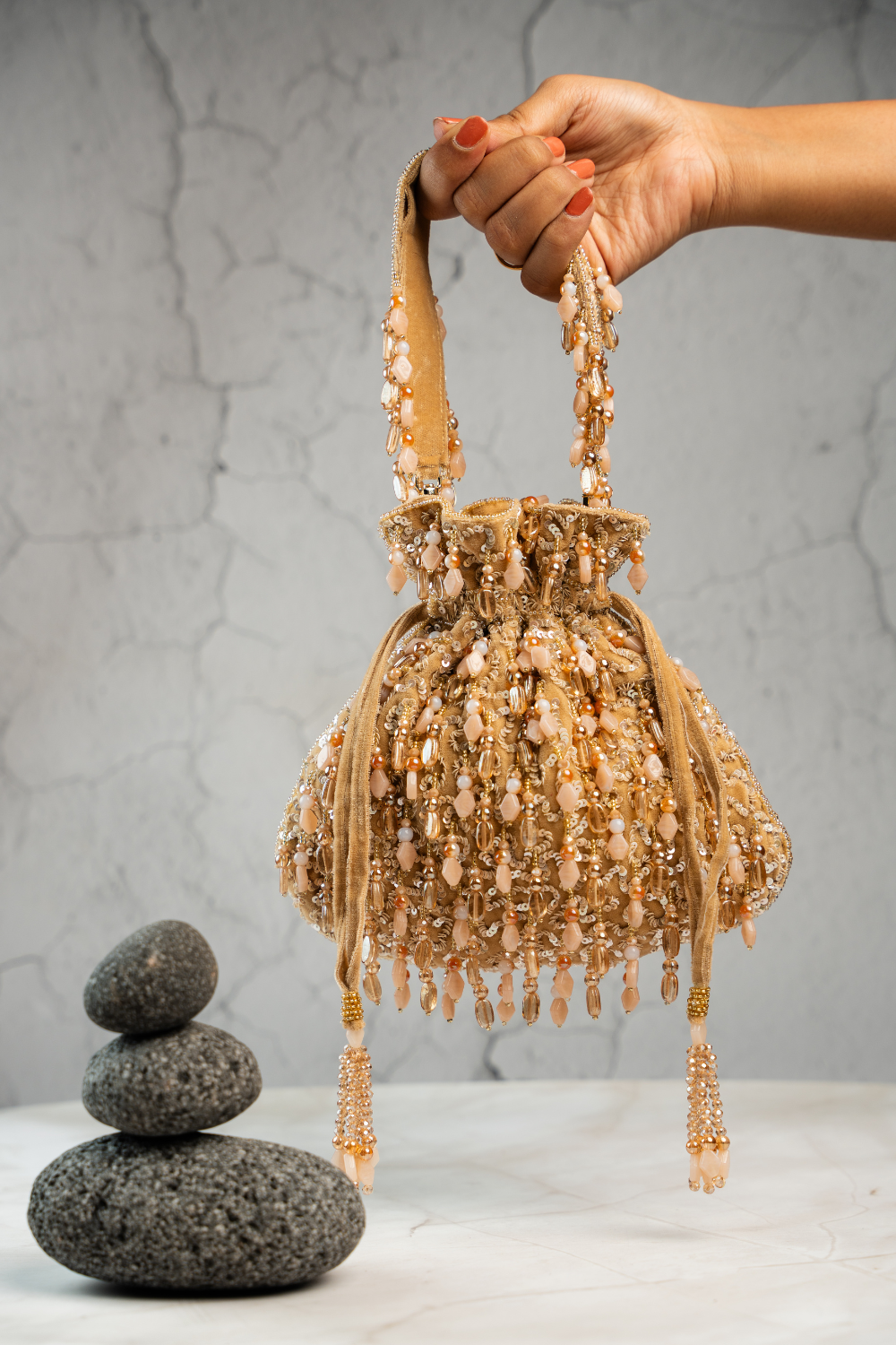 Serenity Satchel Golden Aura