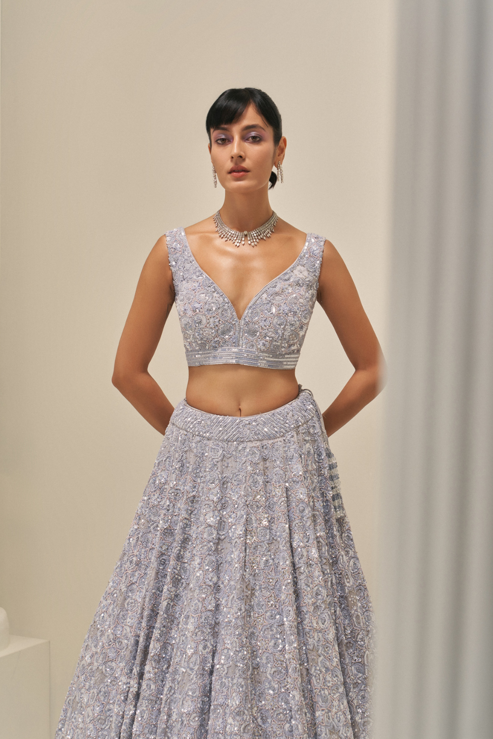 Iris Glint Lehenga Set