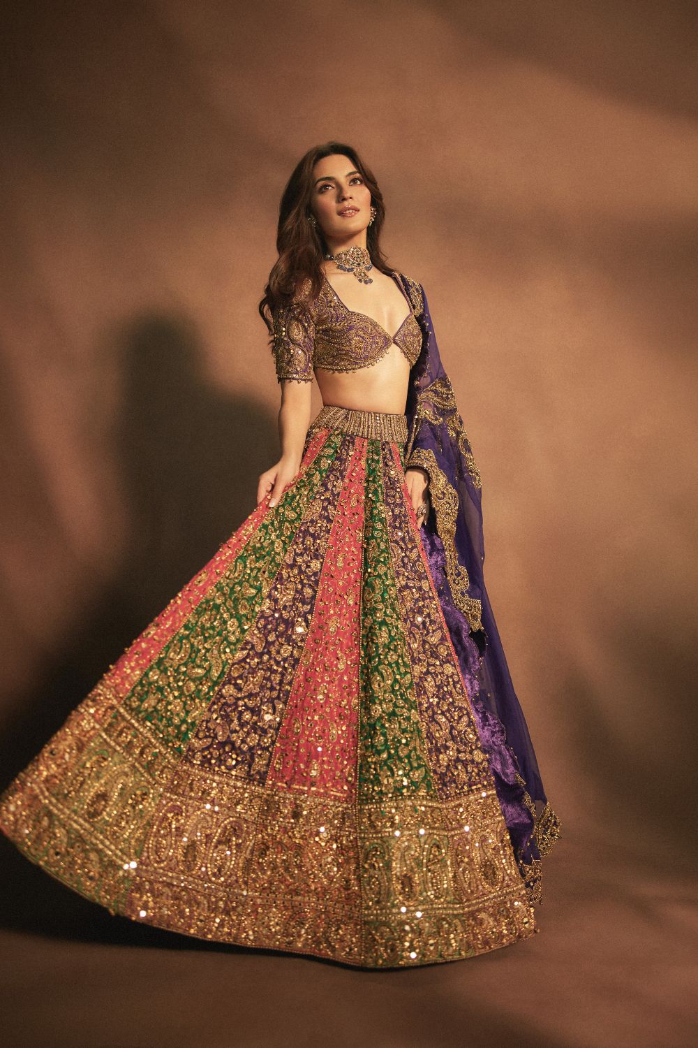 Pratibha in Rang Mahal Jamewar Lehenga Set Set-B