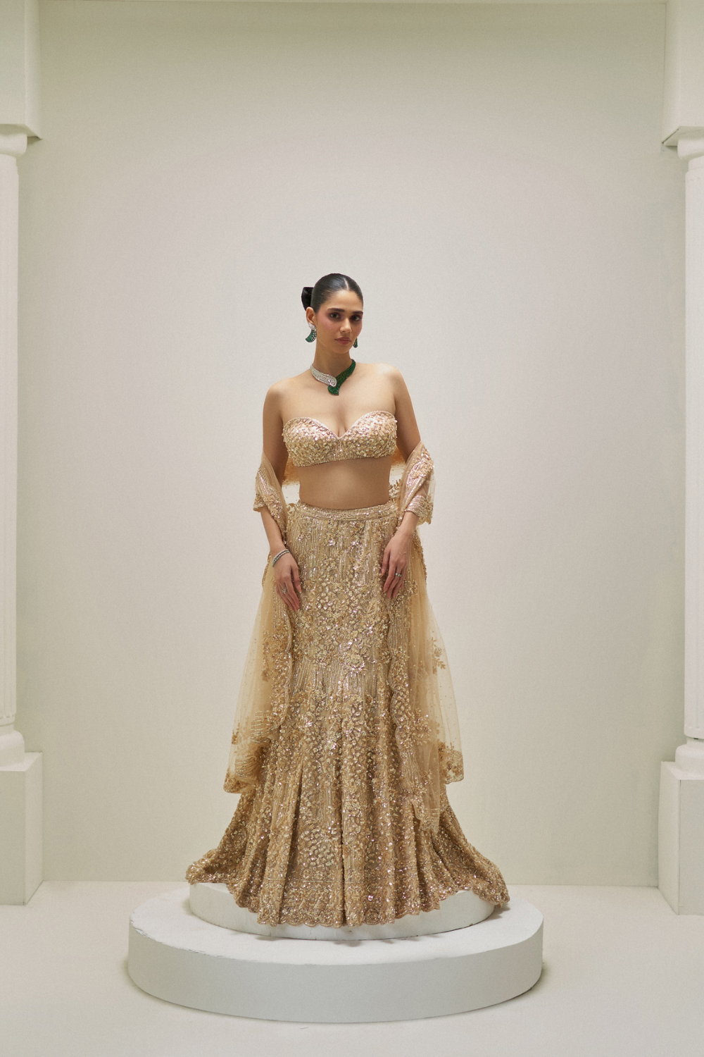 Golden Hour Bloom Lehenga Set