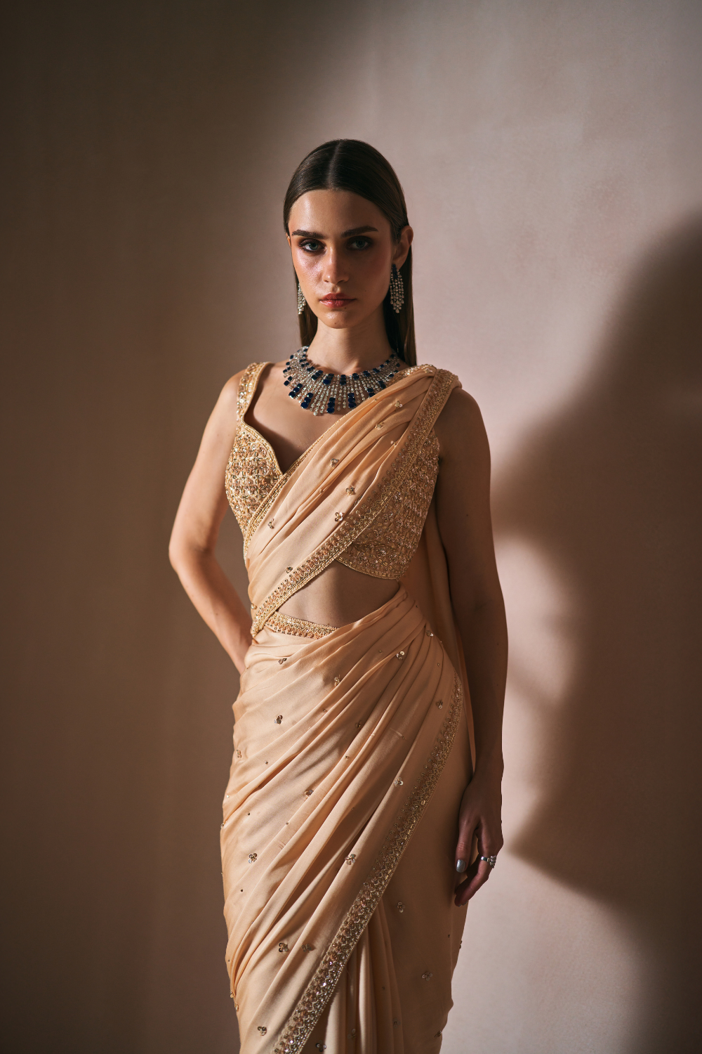 Golden Hour Saree Set