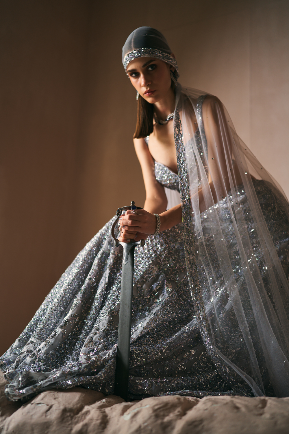 Astral Gleam Lehenga set