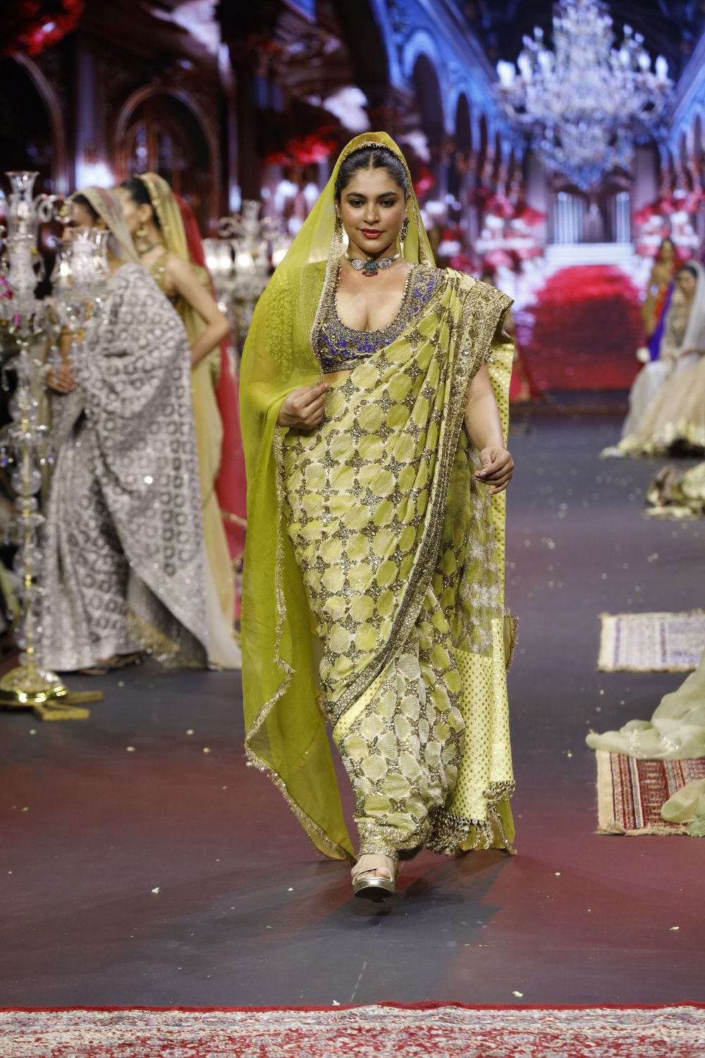Neelkanthi Noor Saree Set