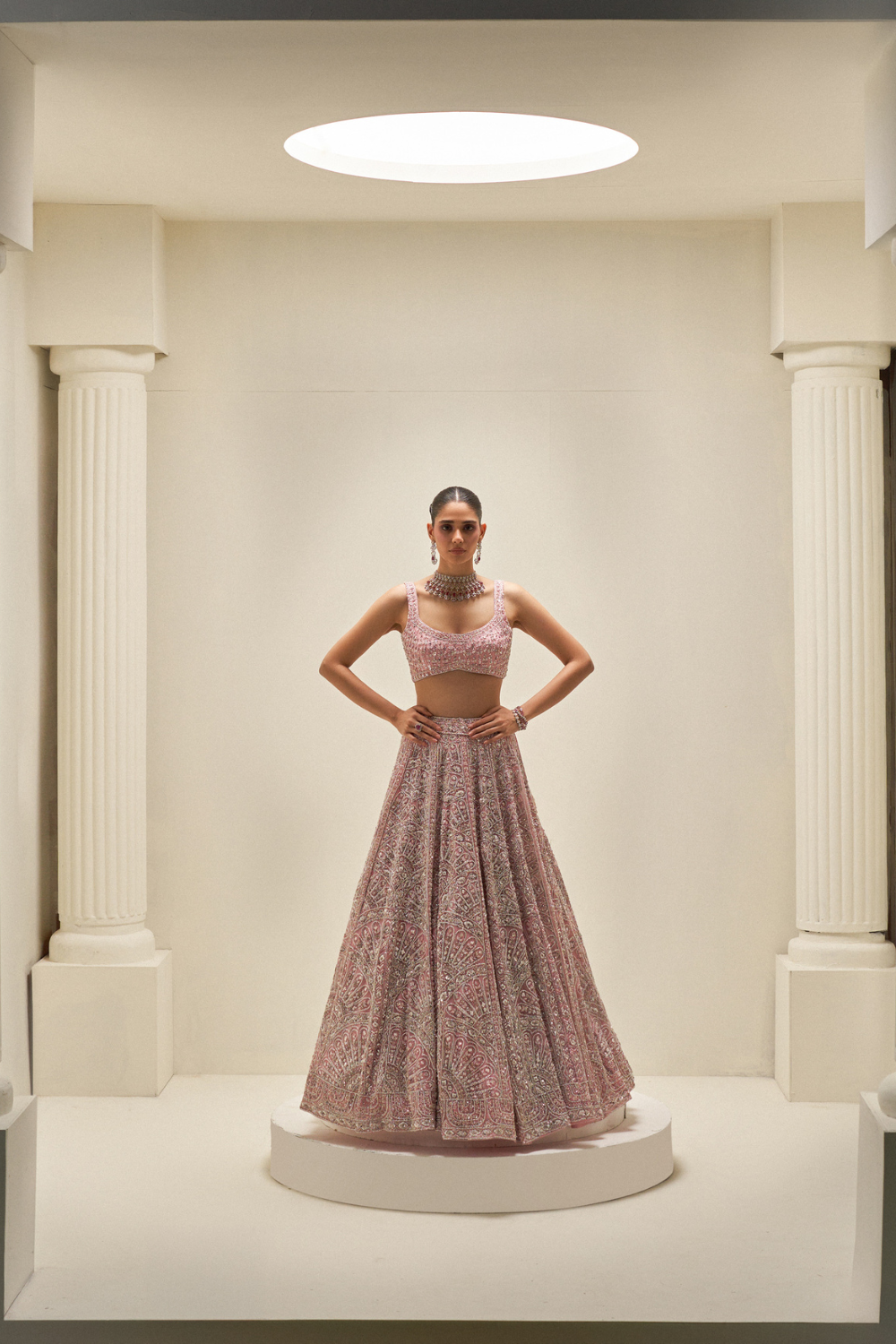 Blush Reverie Lehenga set