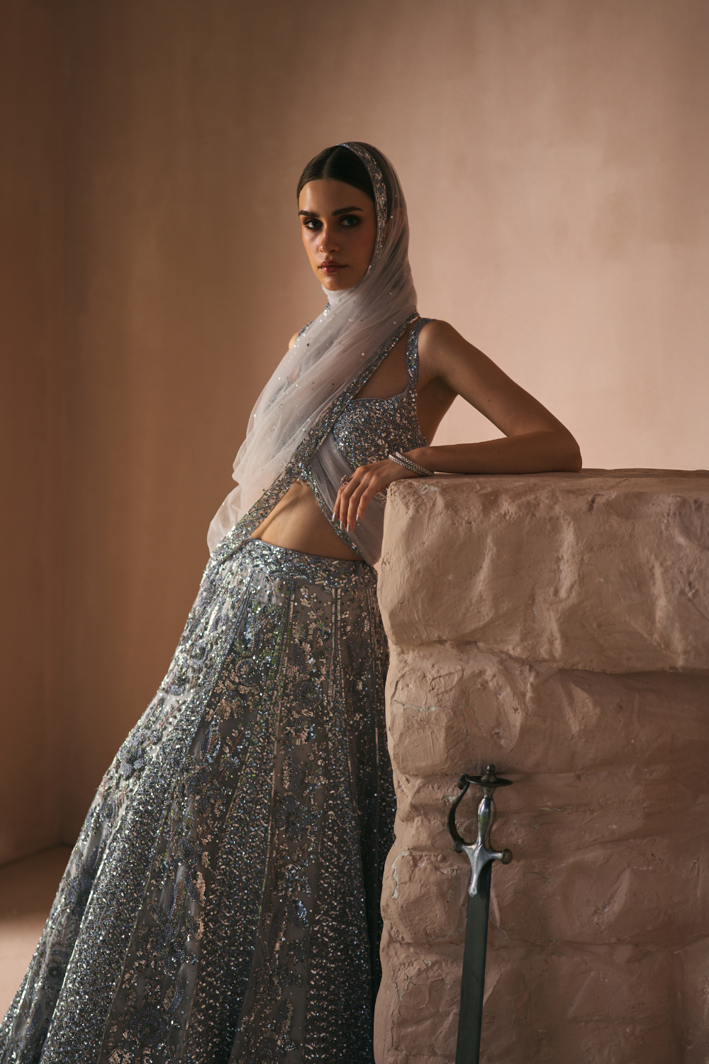 Astral Gleam Lehenga set