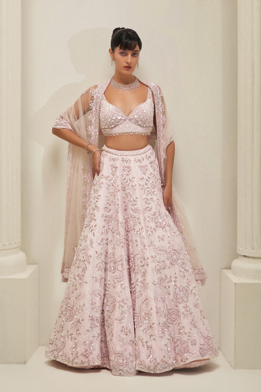 Rose Reverie Lehenga set