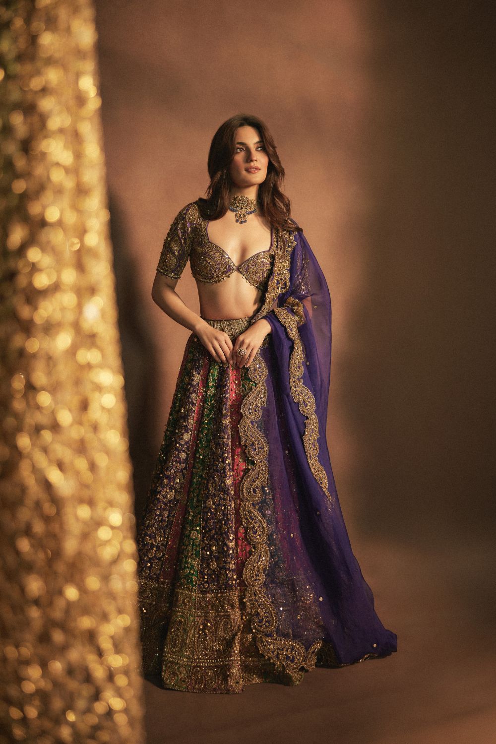 Pratibha in Rang Mahal Jamewar Lehenga Set Set-B