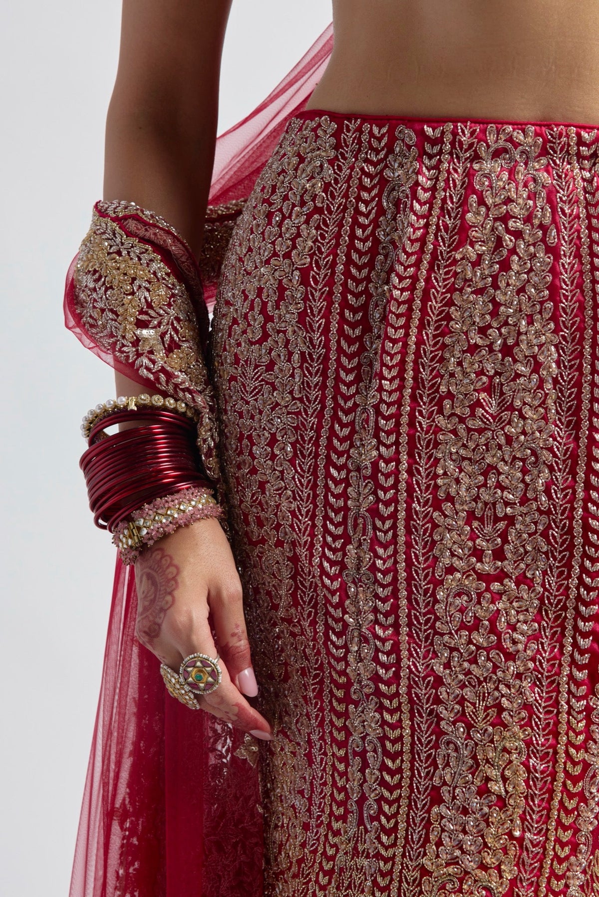 AFSANA FUSCHIA PINK FISHCUT