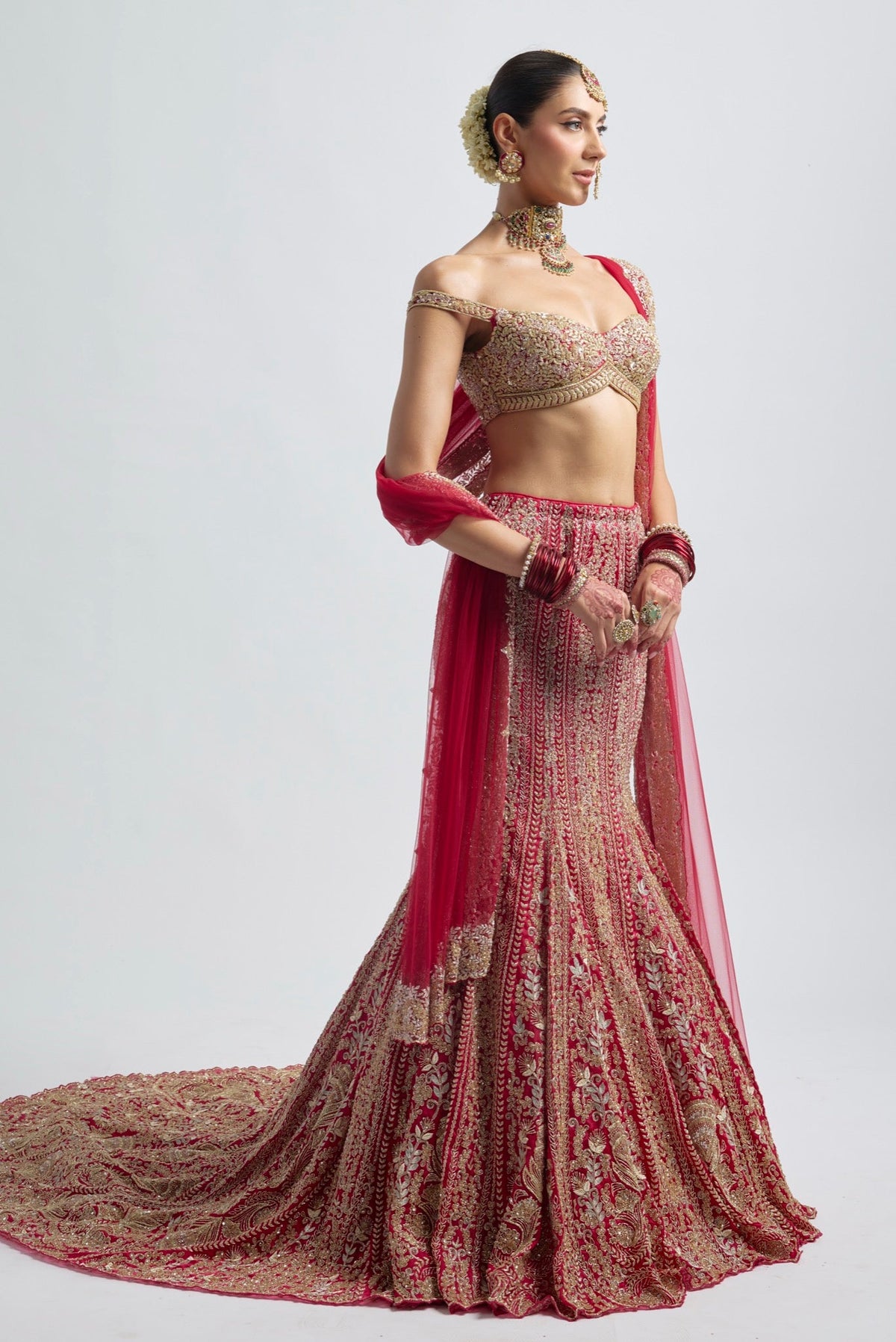 AFSANA FUSCHIA PINK FISHCUT