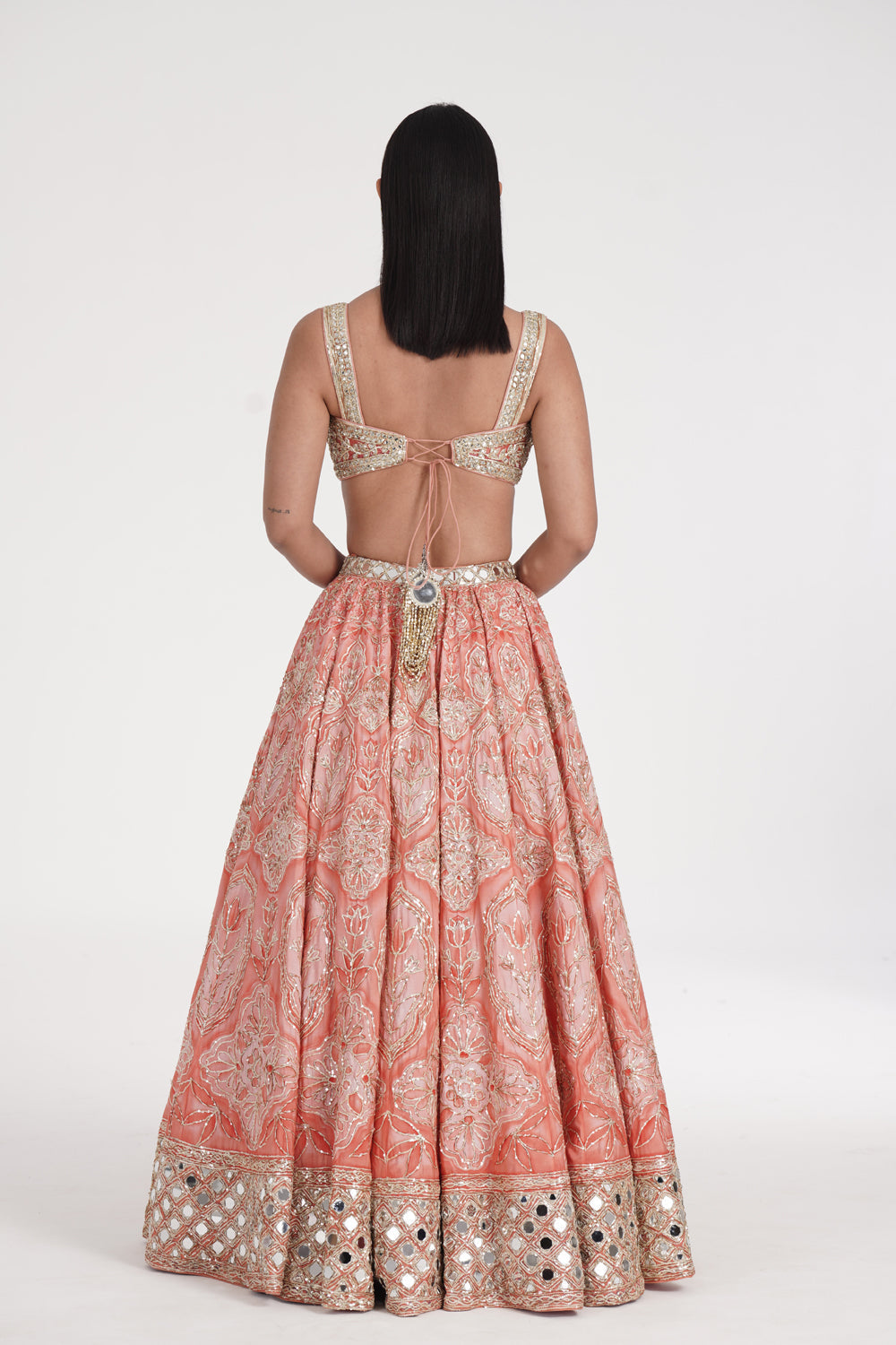Safron Pale Lehenga Set