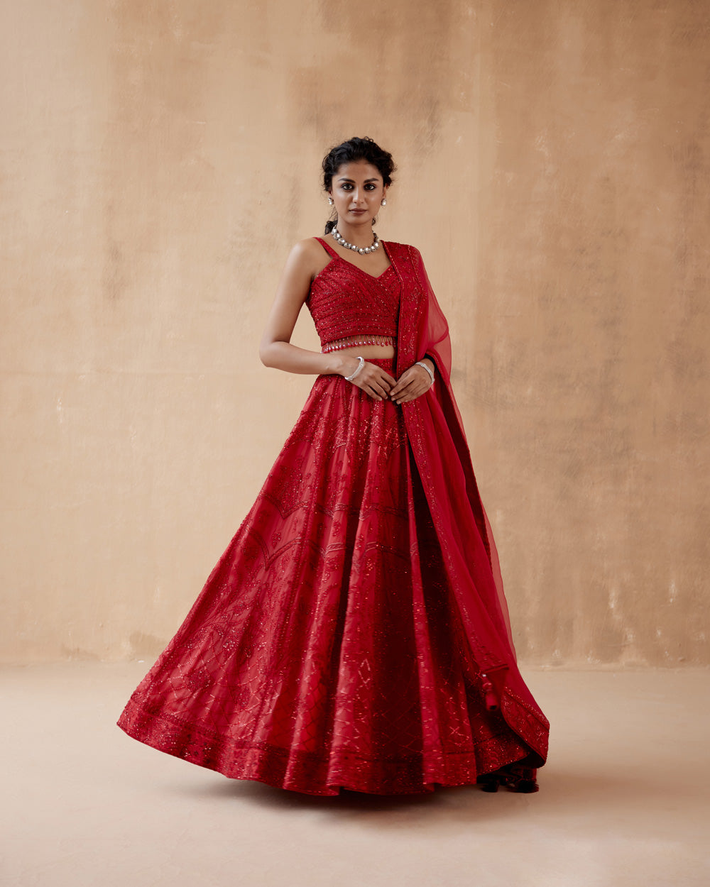 Red Lehenga Set