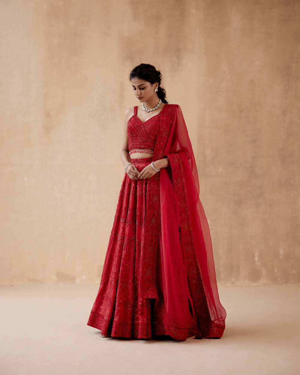 Red Lehenga Set