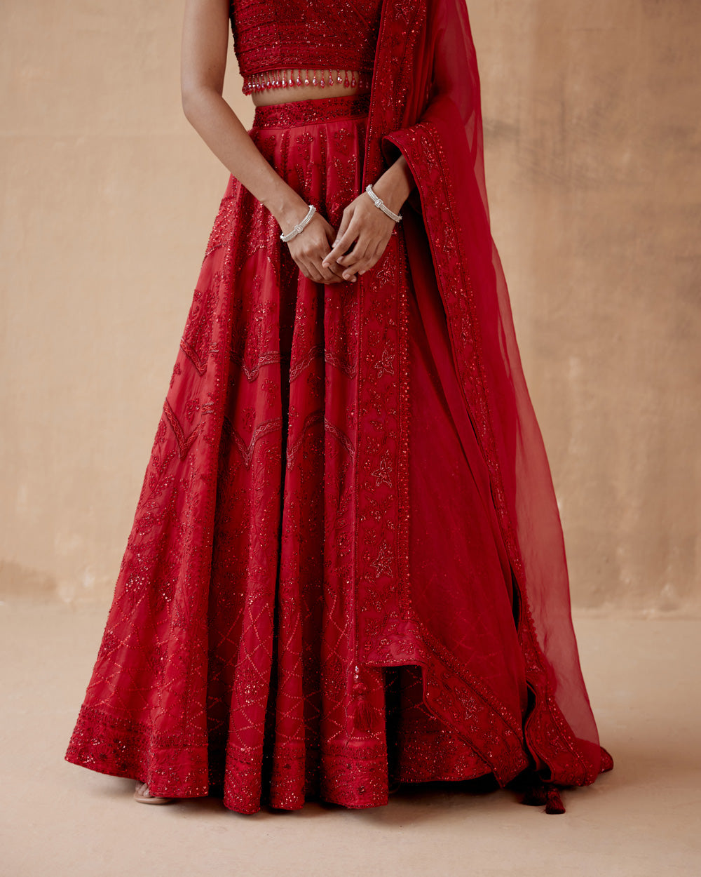 Red Lehenga Set