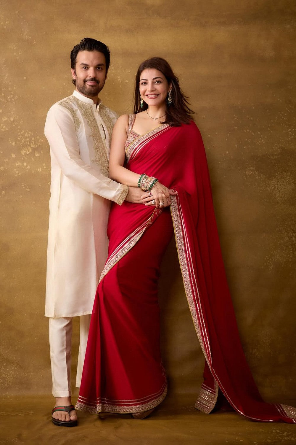 Kajal in Zohra Saree Set