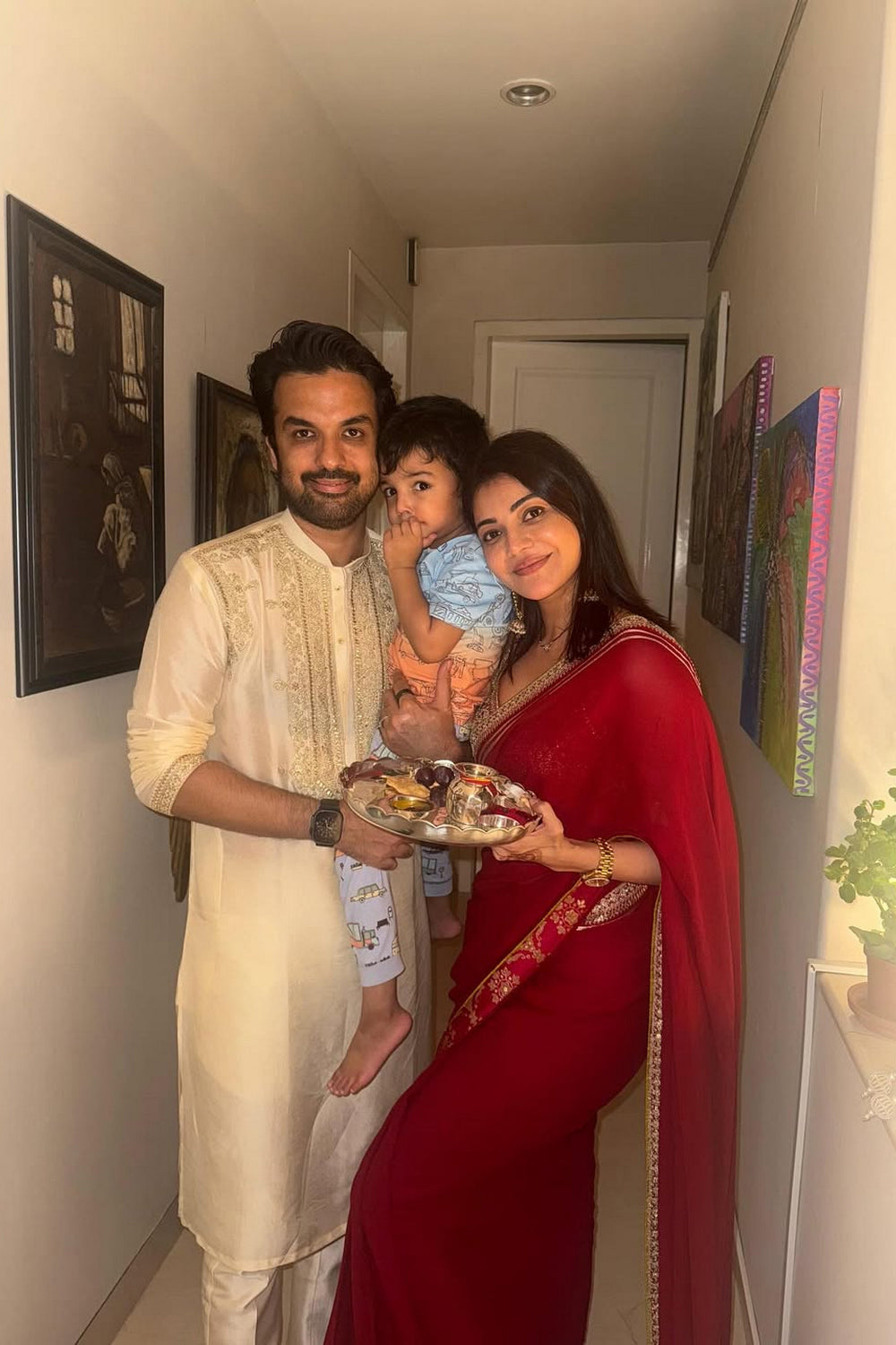 Kajal in Zohra Saree Set