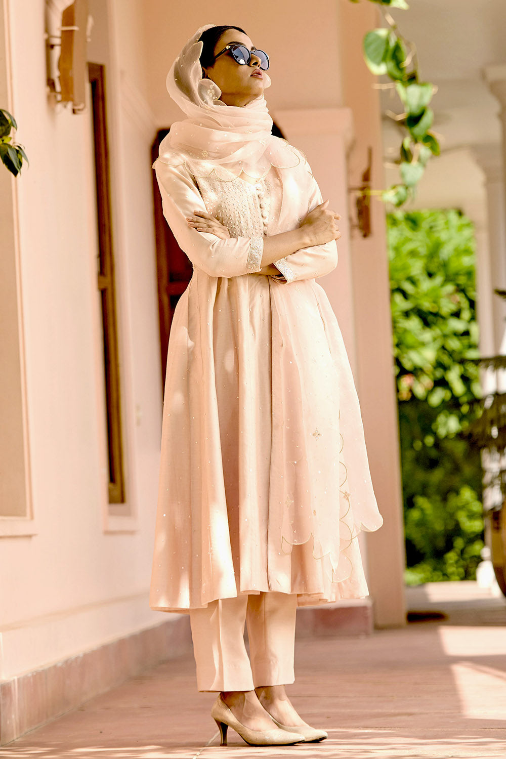 Nude Peach Kali Silk Kali Set
