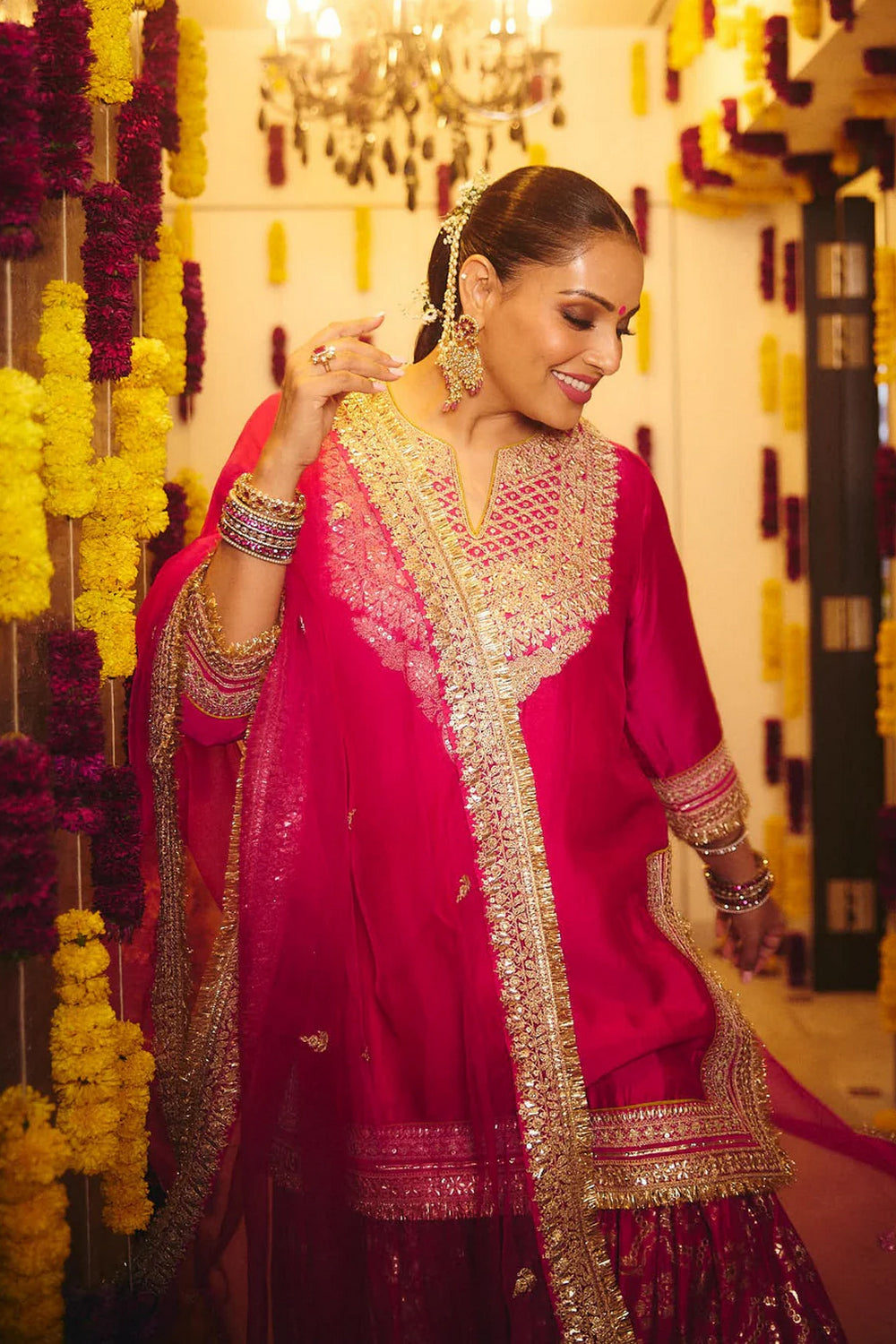 Bipasha Basu in Shahida Sharara Set