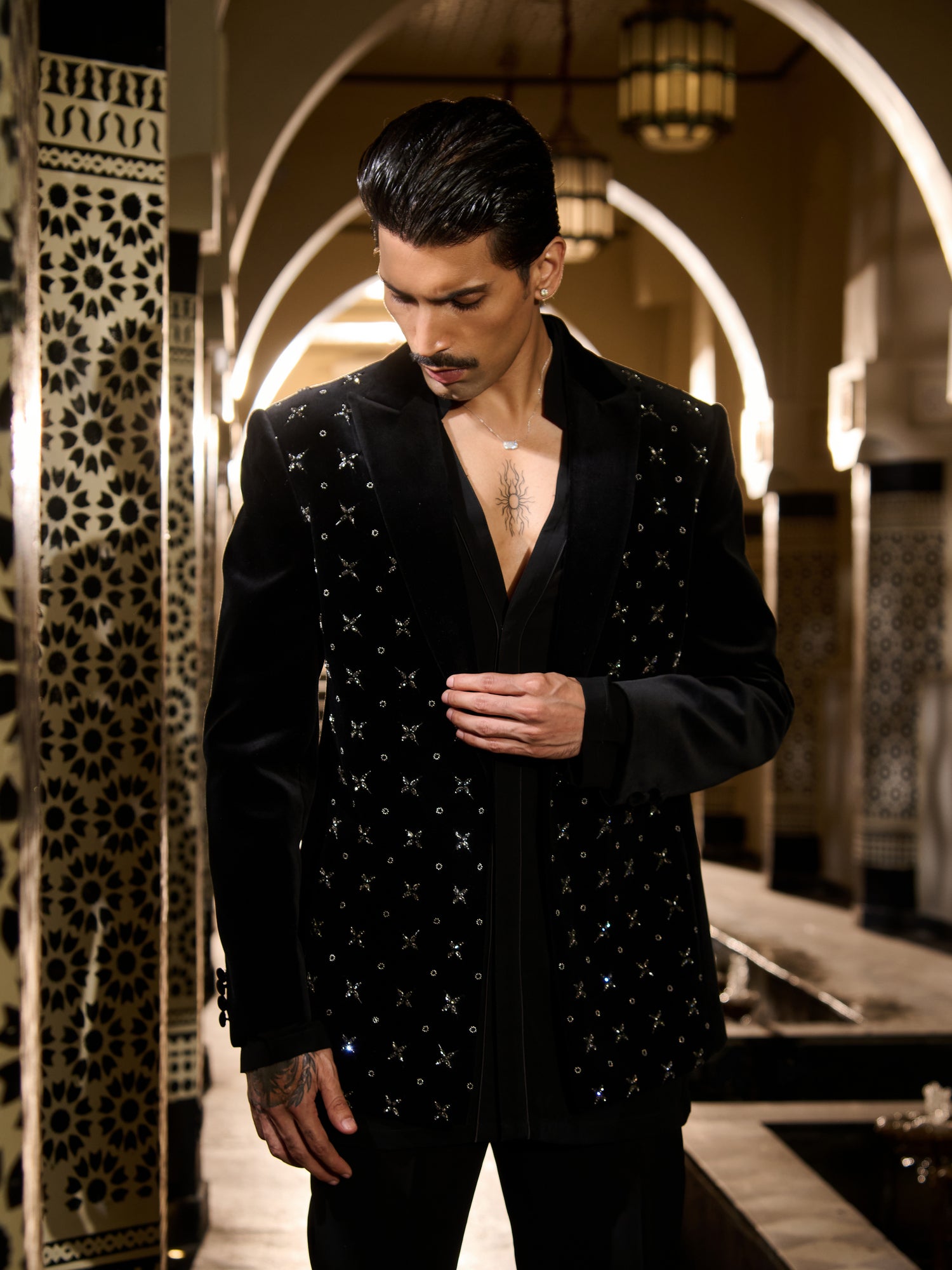 Cipher Short Jacket Set