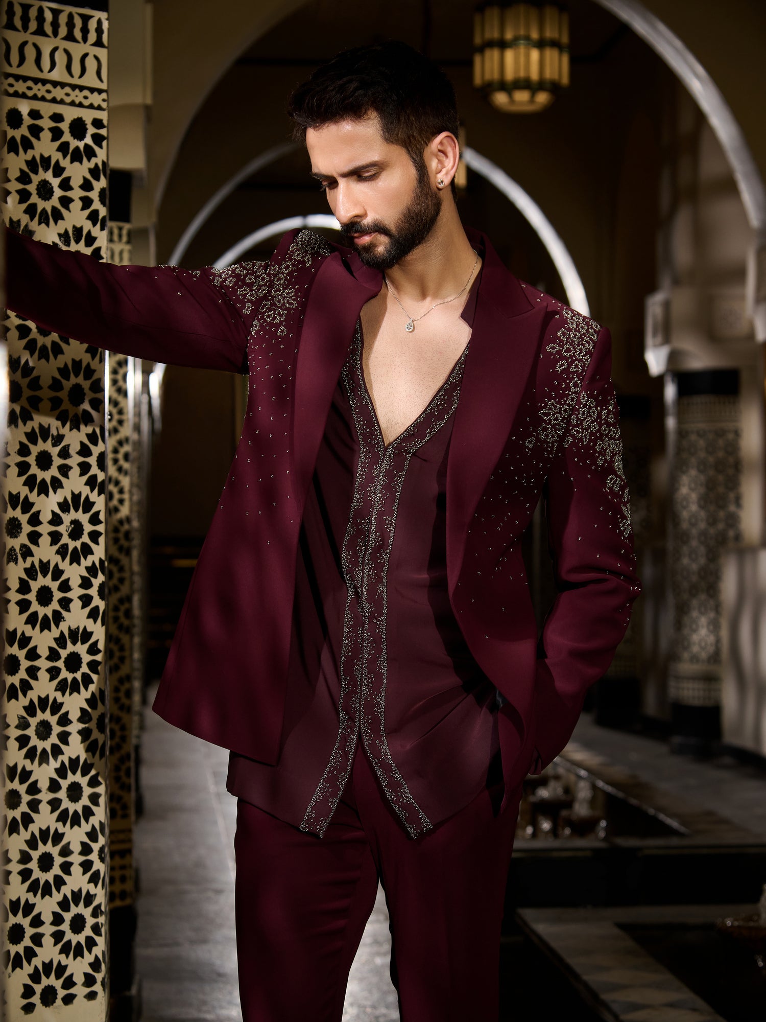 Garnet Short Jacket Set