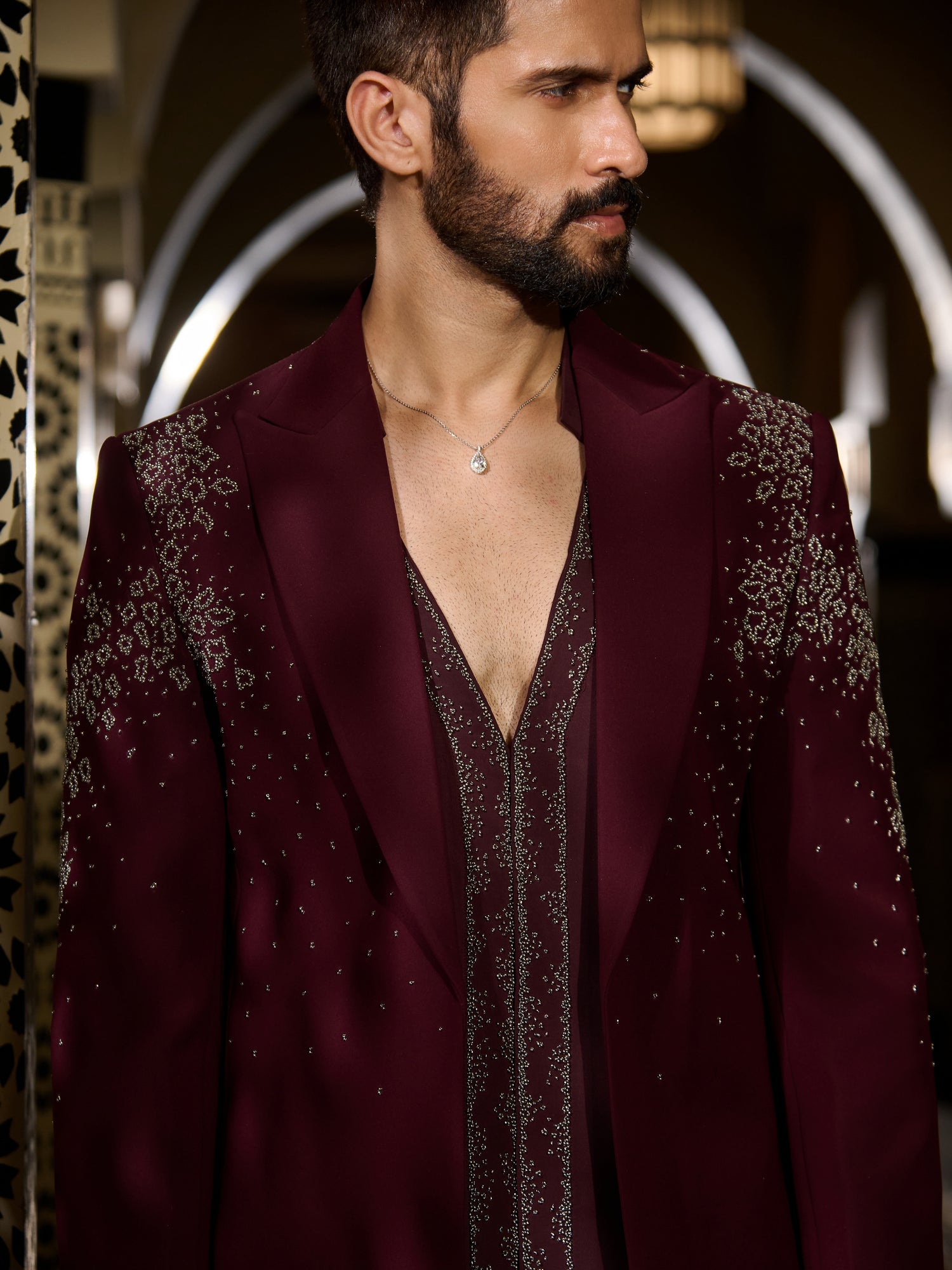Garnet Short Jacket Set