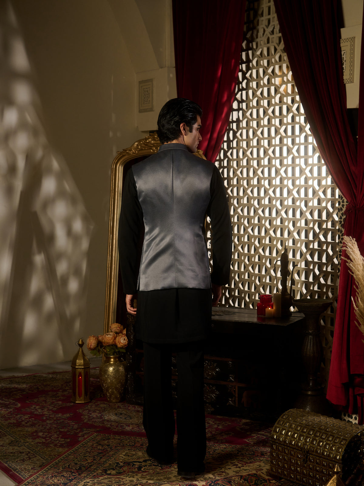 Halo Nehru Jacket Set