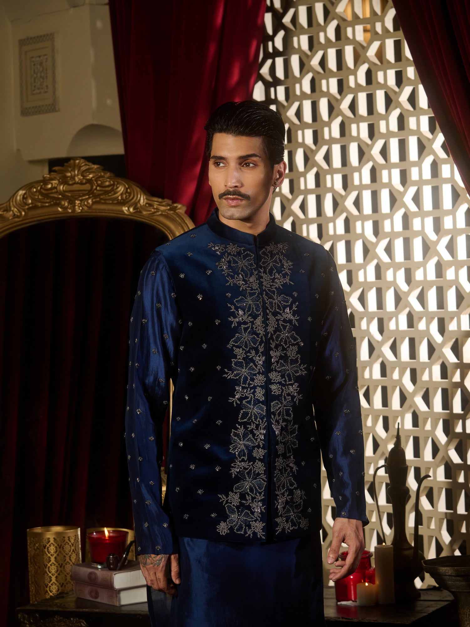 Prism Nehru Jacket Set