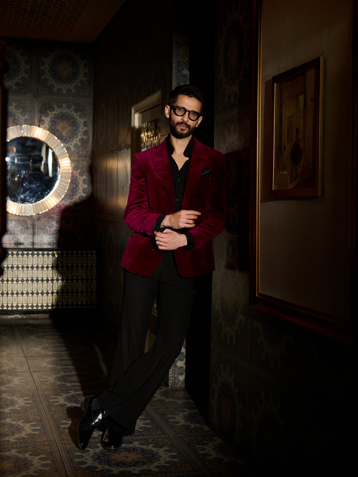 Crimson Tuxedo Set